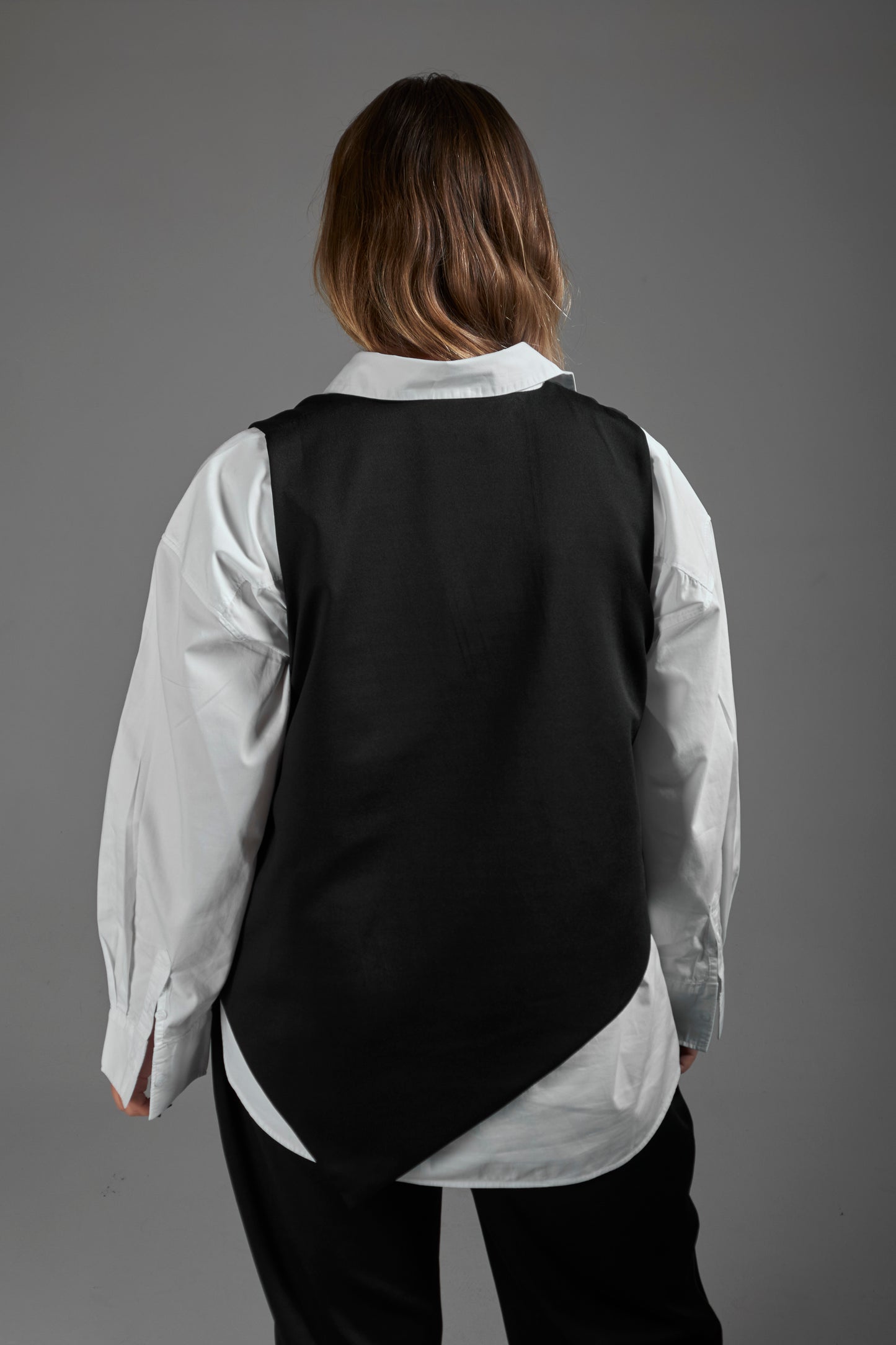 Oversized Asymmetrical Vest